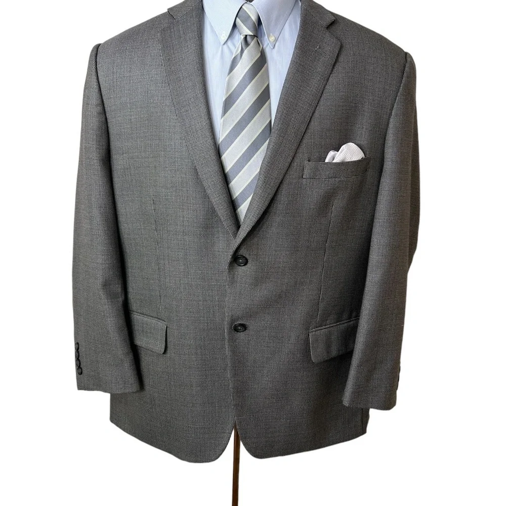 PRONTO UOMO PLATINUM SPORTS BKAZER SIZE 48R A TWEED BLEND. VERY POSH IN ☑️ - Picture 8 of 9